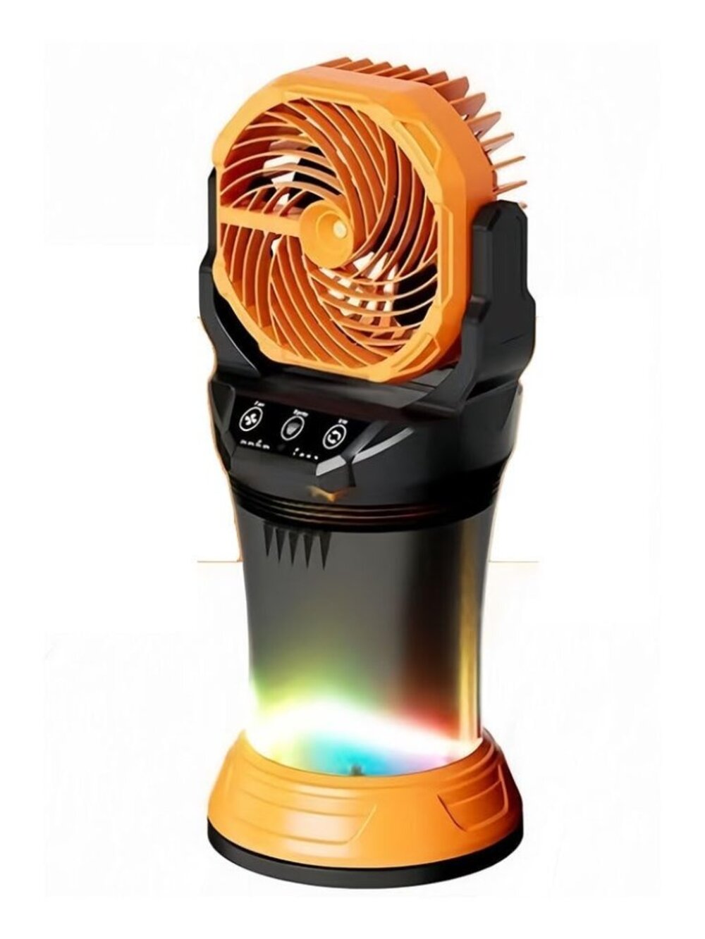 New in box Portable Misting Fan, Rechargeable Camping Fan with Remote Control, 3